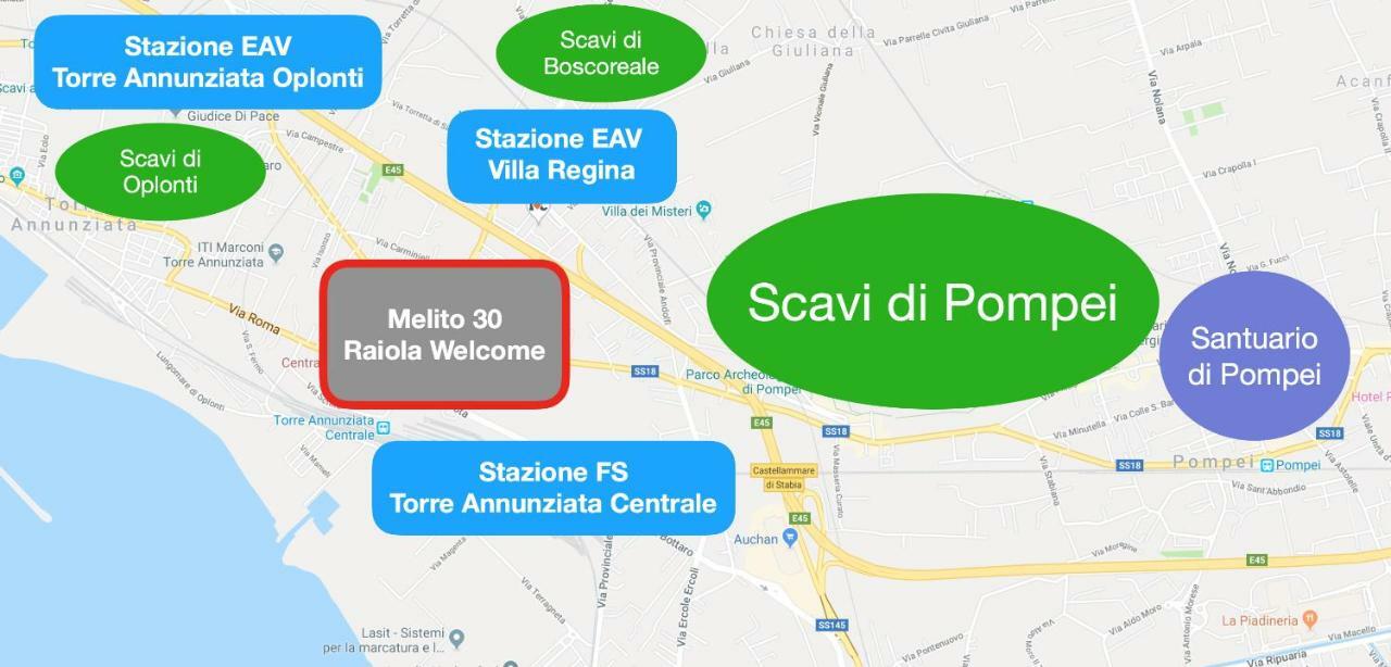 Raiola Welcome Torre Annunziata Kültér fotó